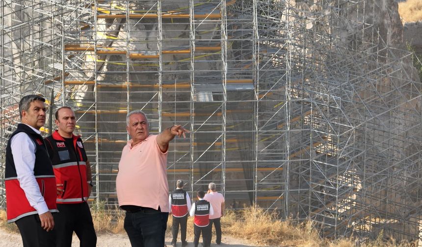 Kapadokya Alan Başkanı Aslanbay ve Başkan Eren’den Göreme’de Yerinde İnceleme
