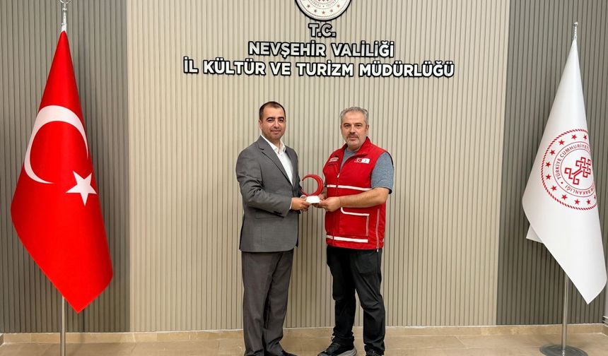 Kızılay Nevşehir’den Kültür ve İl Turizm Müdürüne Hayırlı Olsun Ziyareti