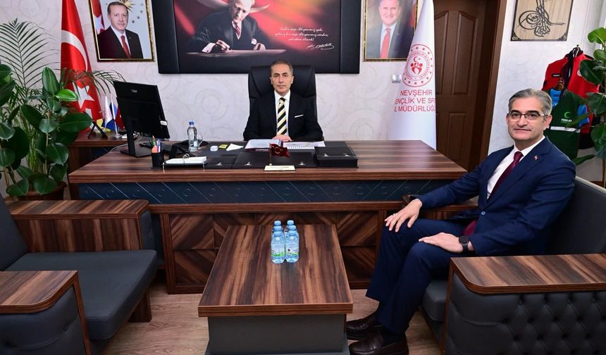 Vali Hüseyin Kök, Gençlik ve Spor İl Müdürlüğünü Ziyaret Etti