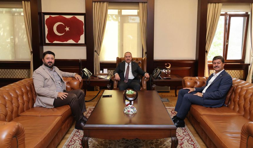 Milletvekili Emre Çalışkan ve Necmettin Erkan’dan Emniyet Genel Müdürü Ali Fidan’a Ziyaret