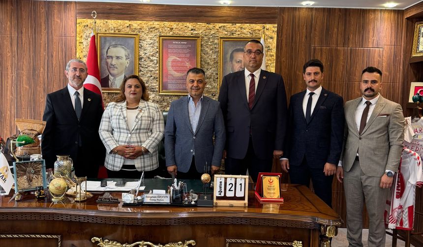 BBP MKYK Üyesi Hasan Çokçalışkan ve Beraberindeki Heyetten Nar Belediyesi’ne Ziyaret