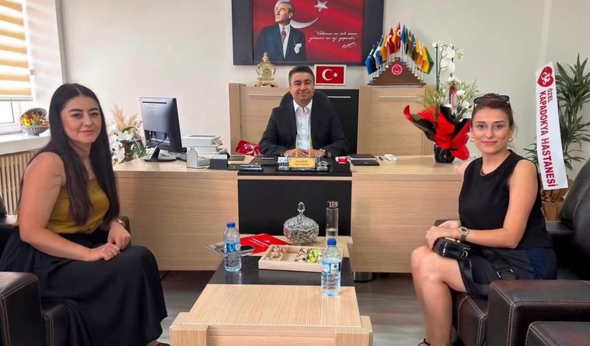 Özel Kapadokya Hastanesi’nden Sağlık Hizmetleri Başkan Yardımcılığına Getirilen Emre Kurt’a Hayırlı Olsun Ziyareti