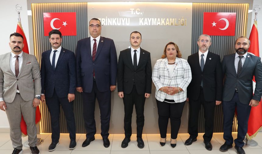 Derinkuyu Kaymakamı Göktuğ Muhsin Yeğin, BBP Heyetini Kabul Etti