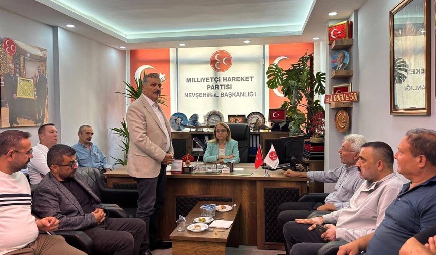 MHP Nevşehir İl Başkanı Adnan Doğu Başkanlığında İlk İl Yönetim Kurulu Toplantısı Gerçekleştirildi