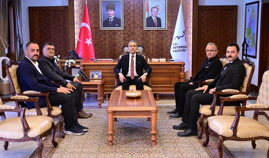 Vali Hüseyin Kök, BBP Nevşehir İl Başkanı Mustafa Batmaz’ı Kabul Etti