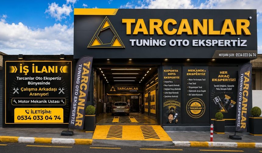 Motor Mekanik Ustası Aranıyor! Tarcanlar Oto Ekspertiz Personel Alımı Yapacak