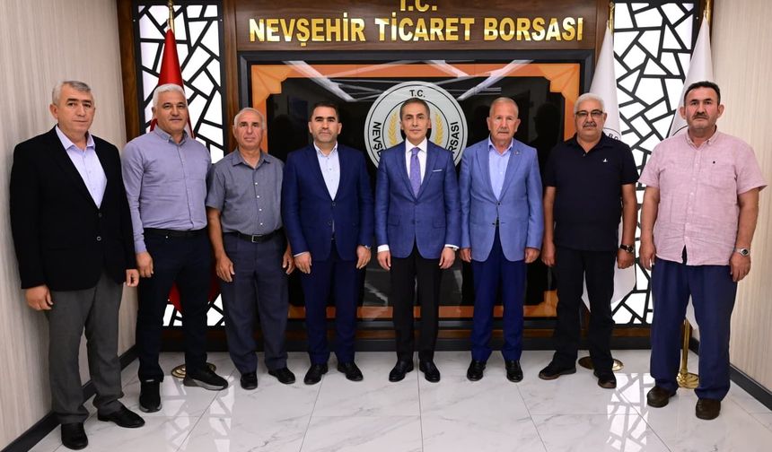 Vali Hüseyin Kök'ten Nevşehir Ticaret Borsasına Ziyaret