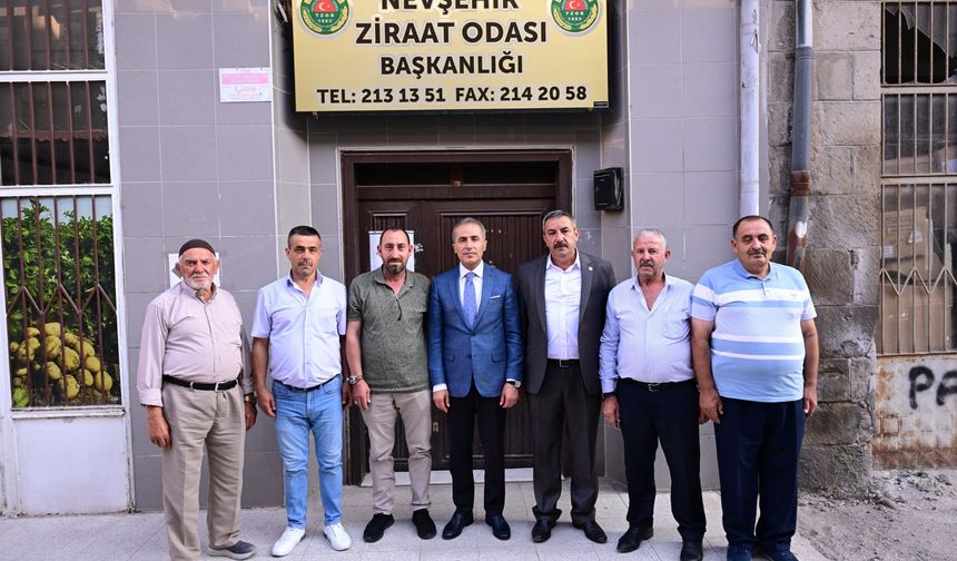 Vali Hüseyin Kök'ten Nevşehir Ziraat Odasına Ziyaret