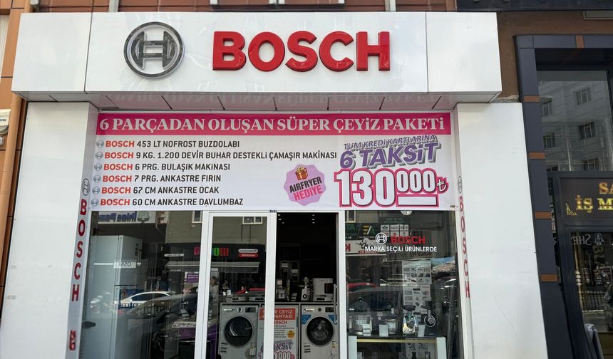 Bosch Karacalar’dan Nevşehirlilere 6 Parçalık Süper Çeyiz Paketi Kampanyası