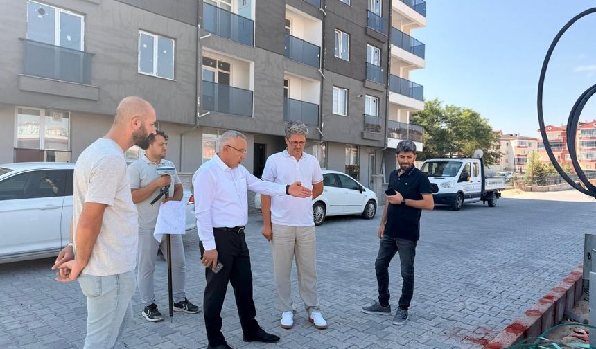Başkan Erkan Çiftci, Gülşehir’de Yol Çalışmalarını Yerinde İnceledi