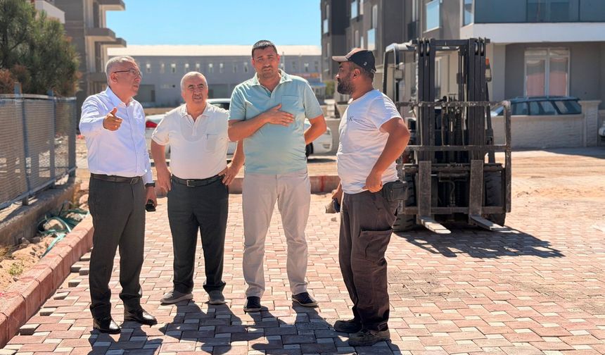 Gülşehir’de Yol Ve Çevre Düzenleme Çalışmaları Sürüyor