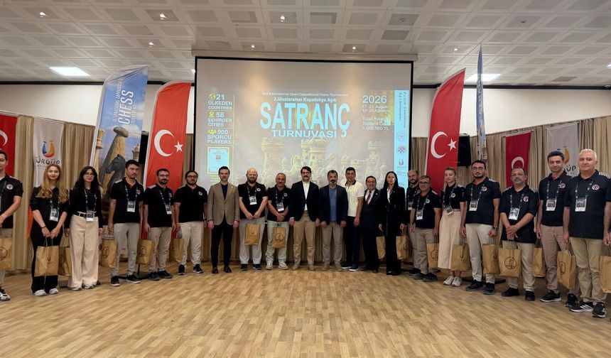 2.Kapadokya Uluslararası Açık Satranç Turnuvası Ürgüp’te Tamamlandı