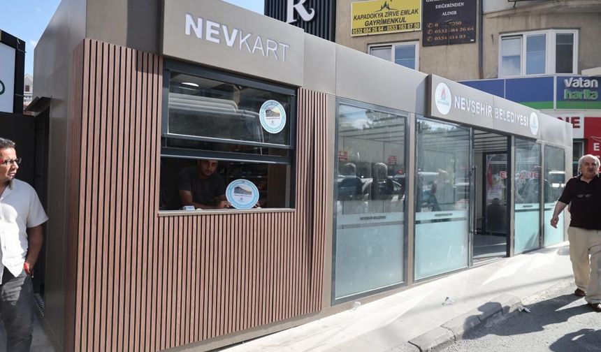 NEVKART Dolum Noktası Akıllı Durak’ta Hizmete Girdi