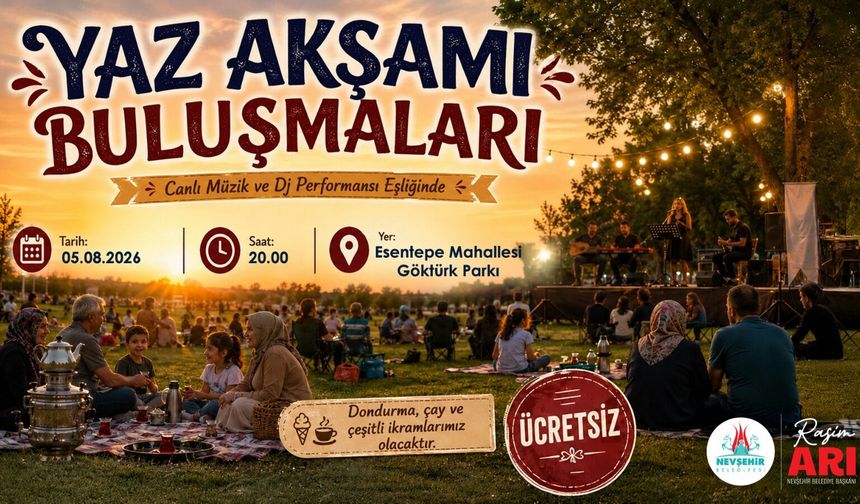 Yaz Akşamı Buluşmalarında “ESENTEPE Mahallesi”nde