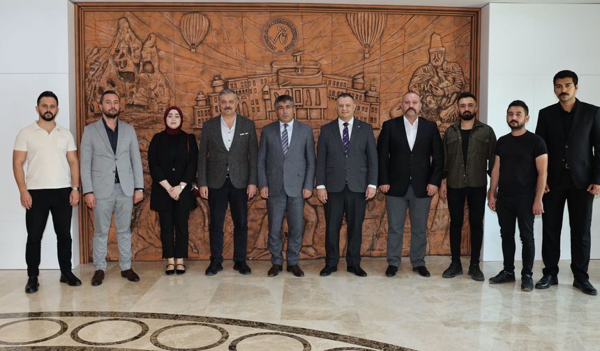 MHP İl Başkanı ve Ülkü Ocakları Heyetinden Rektör Aktekin’e Ziyaret
