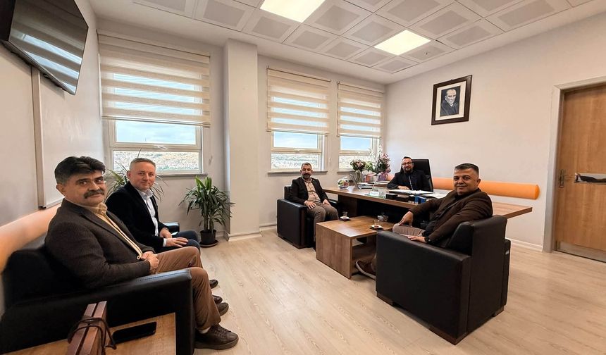 Karapınar, Nar ve Ortahisar Belediye Başkanlarından Sağlık Yöneticilerine Hayırlı Olsun Ziyareti