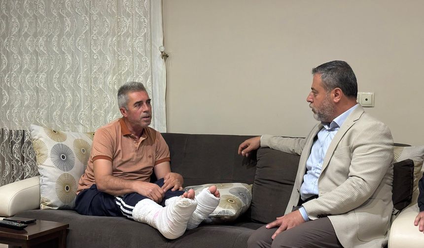 Milletvekili Süleyman Özgün’den Doğan Ak’a Geçmiş Olsun Ziyareti