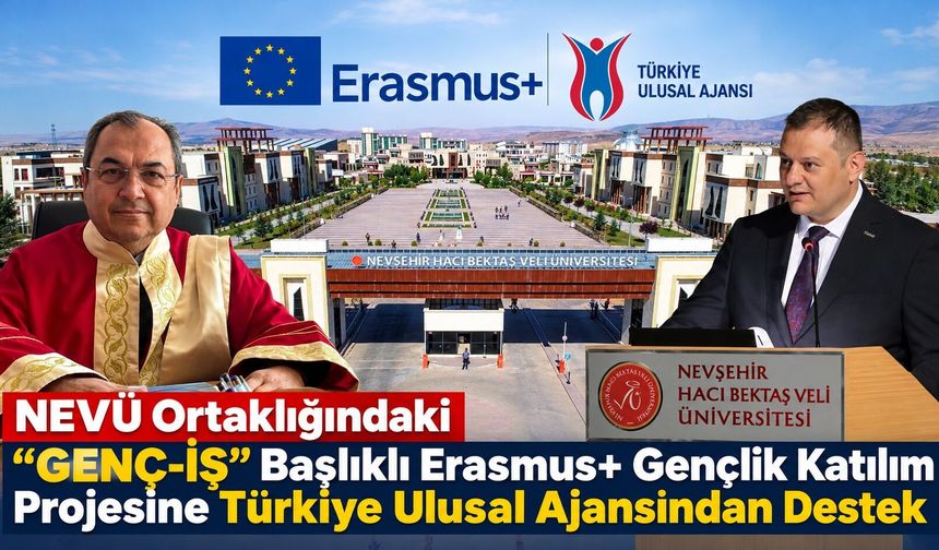 NEVÜ Ortaklığındaki “GENÇ-İŞ” Başlıklı Erasmus+ Gençlik Katılım Projesine Türkiye Ulusal Ajansından Destek