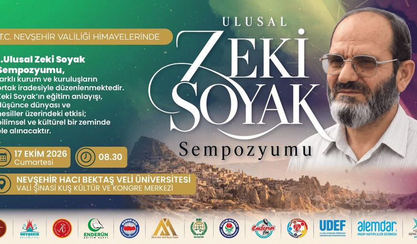 I. Ulusal Zeki Soyak Sempozyumu Geri Sayım Başladı