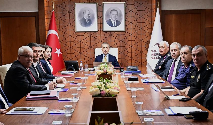 Nevşehir’de 2026-2027 Eğitim Öğretim Yılı Okul Güvenliği Toplantısı Gerçekleştirildi