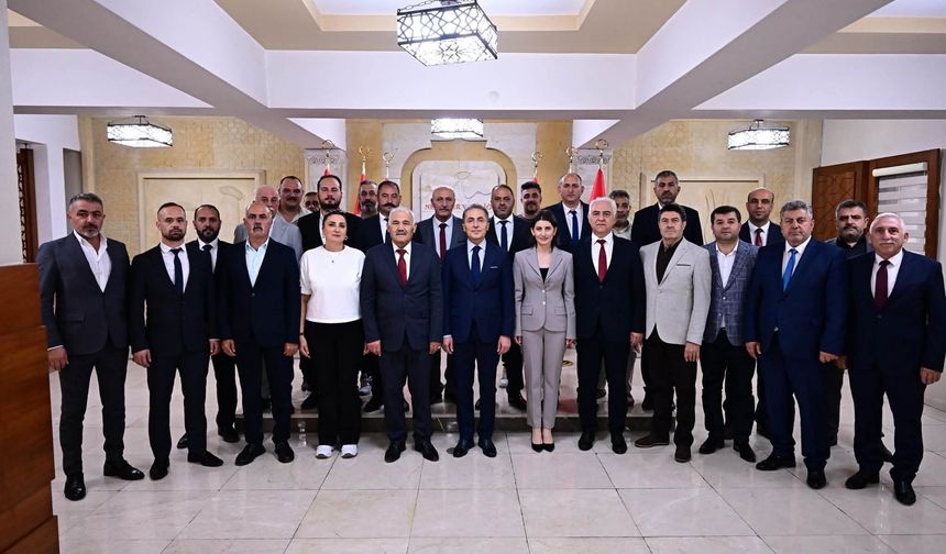 Esnaf ve Sanatkârlar Odaları Birliği’nden Vali Hüseyin Kök’e Ahilik Haftası Ziyareti