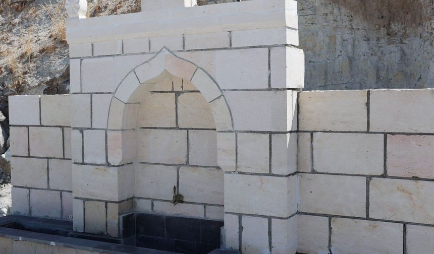 Göreme-Nevşehir Yolundaki Atıl Çeşme Yeniden Hayat Buldu