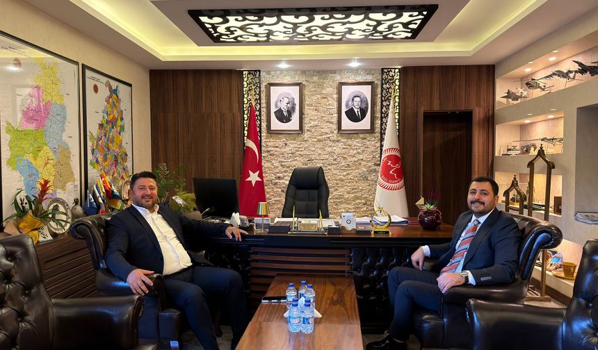 AK Parti Nevşehir Milletvekili Emre Çalışkan’dan Tolga Balak’a Hayırlı Olsun Ziyareti