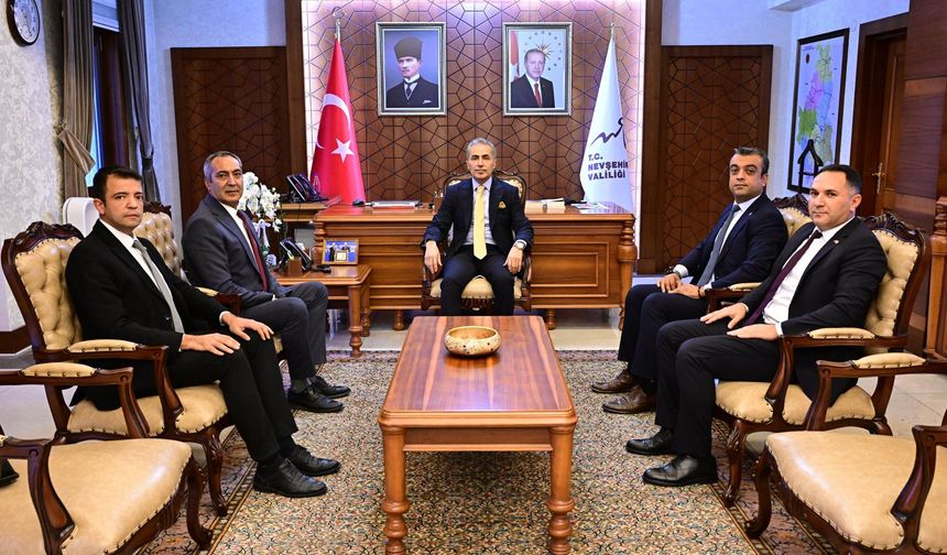 Meteoroloji 7. Bölge Müdürü Denizhan Erol ve Heyetinden Vali Hüseyin Kök’e Ziyaret