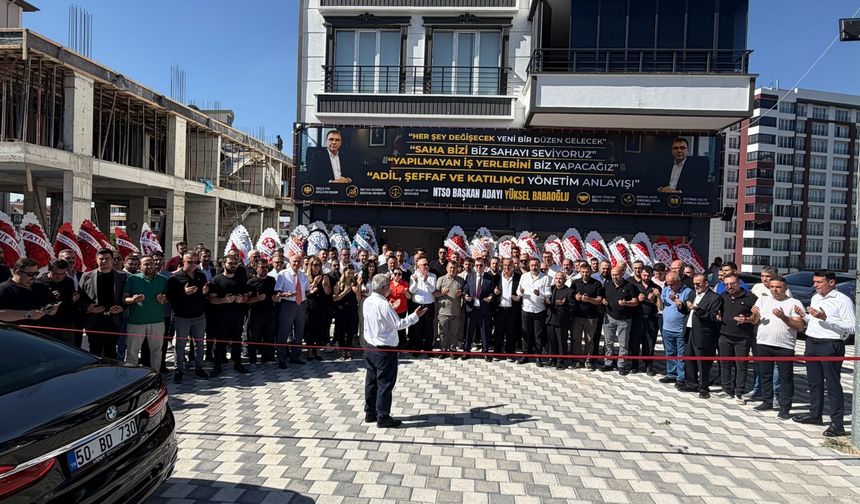NTSO Başkan Adayı Yüksel Babaoğlu’nun Seçim Bürosu Açılışına Yoğun Katılım