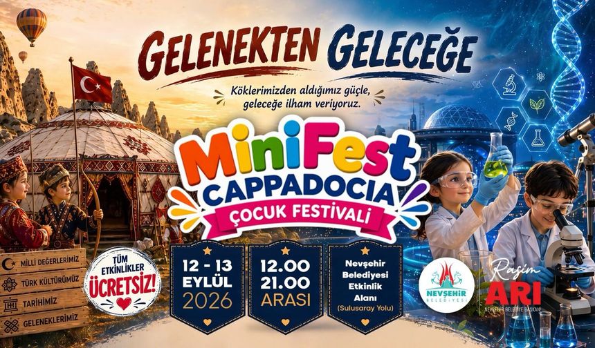 Gelecek Nesiller Kapadokya'da Buluşuyor: MiniFest Kapadokya Çocuk Festivali Başlıyor!