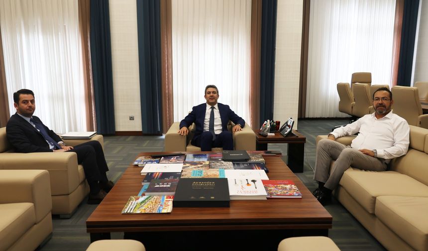 Kapadokya Alan Başkanı A. Cem Aslanbay, TGF Genel Sekreteri Bayram Ekici ile görüştü