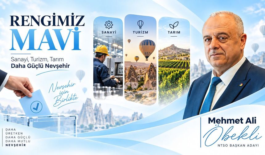 Mehmet Ali Öbekli’nin Seçim Rengi Mavi Oldu