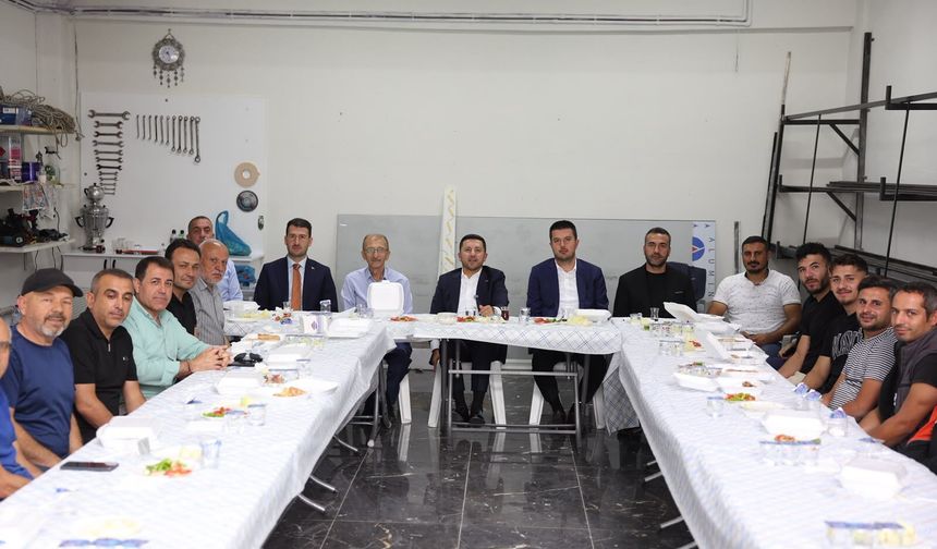 "Güne Esnafımızla Başladık, Çalışma Alanlarını Ziyaret Ettik"