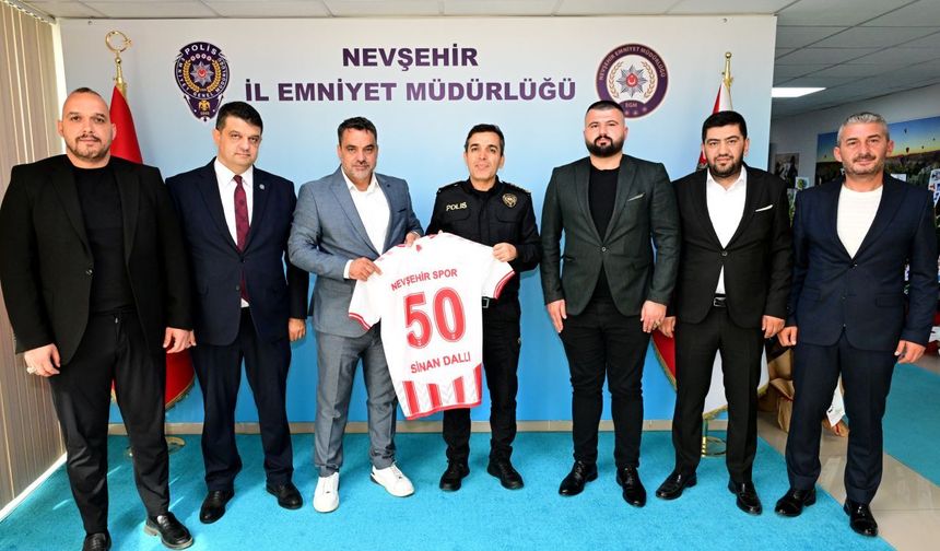 Nevşehir Kapadokya Gücü’nden İl Emniyet Müdürü Sinan Dallı’ya Hayırlı Olsun Ziyareti
