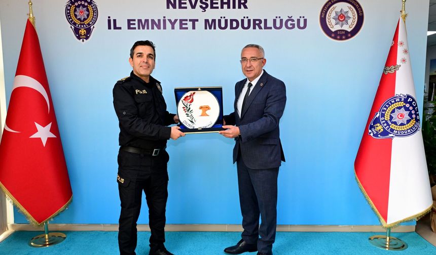 Gülşehir Belediye Başkanı Erkan Çiftci’den İl Emniyet Müdürü Sinan Dallı’ya Hayırlı Olsun Ziyareti