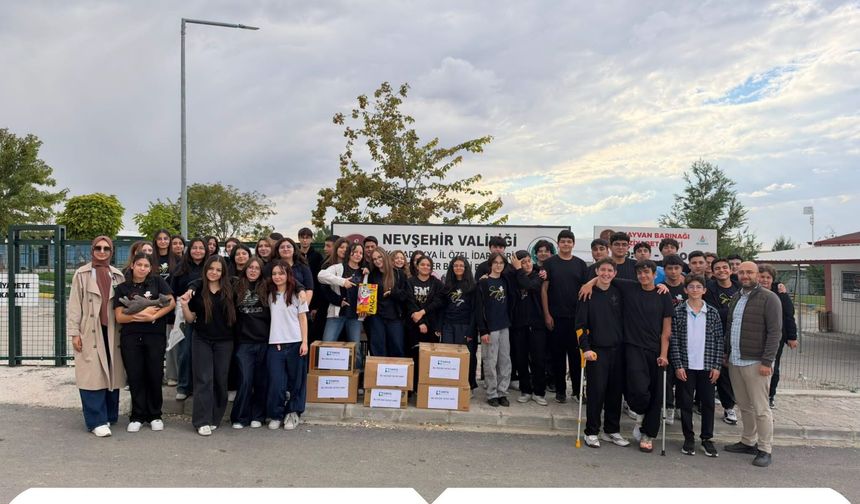 Simya Koleji Öğrencilerinden Can Dostlarımıza Anlamlı Ziyaret