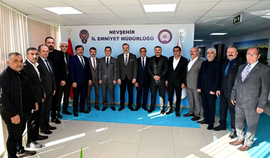 MHP İl Başkanı Adnan Doğu ve Beraberindeki Heyetten İl Emniyet Müdürü Sinan Dallı’ya Hayırlı Olsun Ziyareti