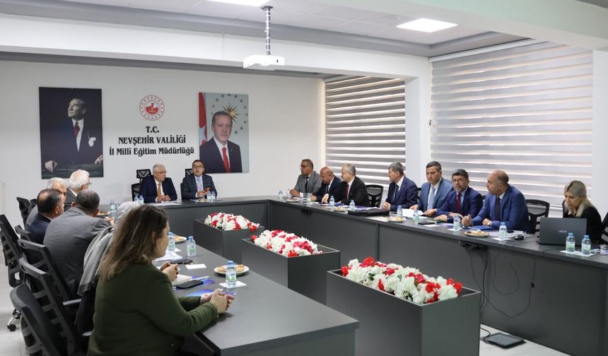 Nevşehir’de İlçe Milli Eğitim Müdürleri Toplantısı Gerçekleştirildi
