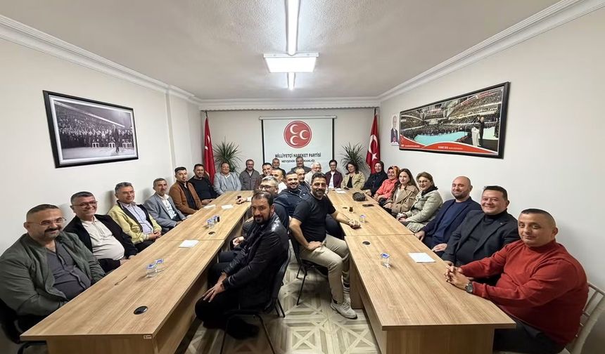 MHP Nevşehir İl Başkanlığında Yeni Görev Dağılımı Belirlendi