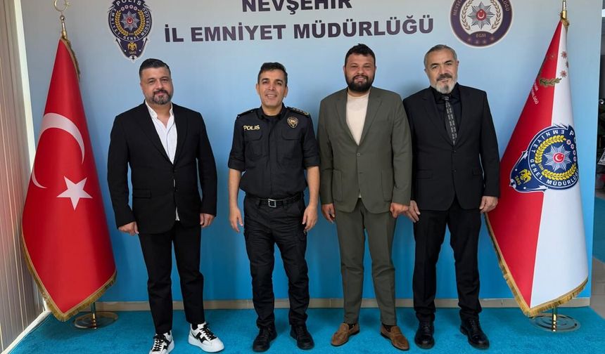Özel Versa Hastanesi Yönetiminden Nevşehir İl Emniyet Müdürlüğü’ne Ziyaret