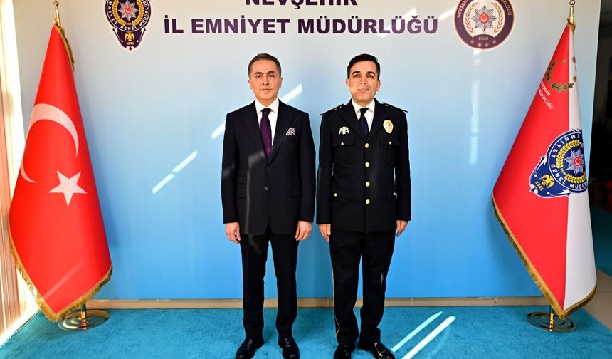 Vali Hüseyin Kök’ten İl Emniyet Müdürü Sinan Dallı’ya Hayırlı Olsun Ziyareti