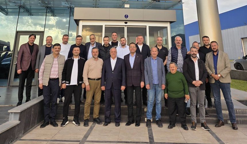 Bakan Yardımcısı Ebubekir Gizligider ve Milletvekili Süleyman Özgün’den NTSO Başkanı Mehmet Ali Öbekli’ye Ziyaret