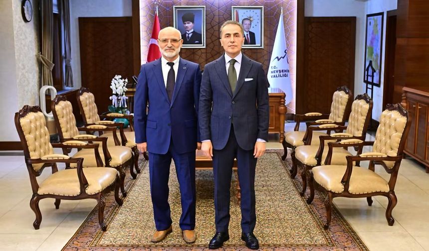 İl Müftüsü Olarak Atanan Dr. Hayri Erenay, Vali Hüseyin Kök’ü Makamında Ziyaret Etti