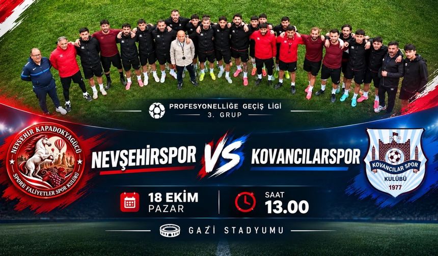 Nevşehir Spor ilk Maçına Çıkıyor