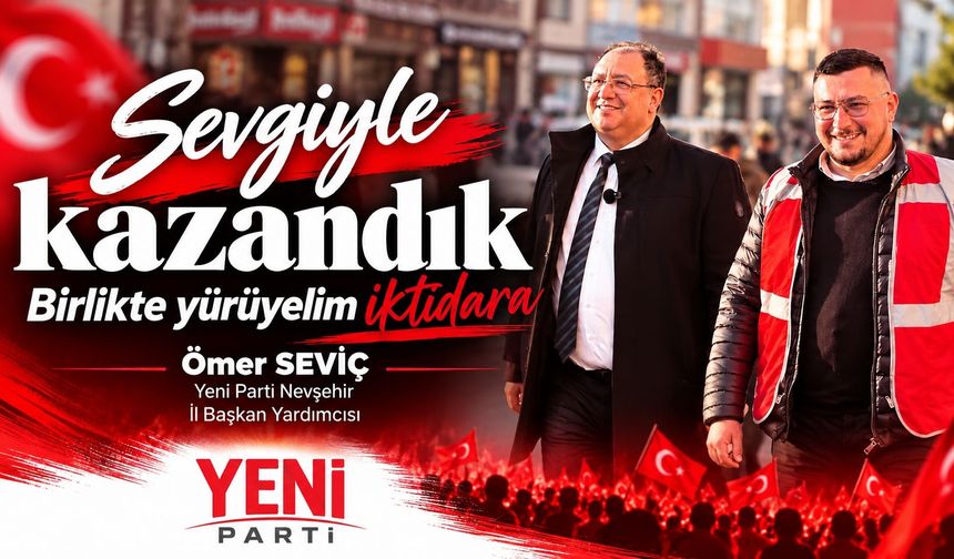 Av.Bülent Yumuş, YENİ Parti Nevşehir İl Başkanlığına Yeniden Seçildi