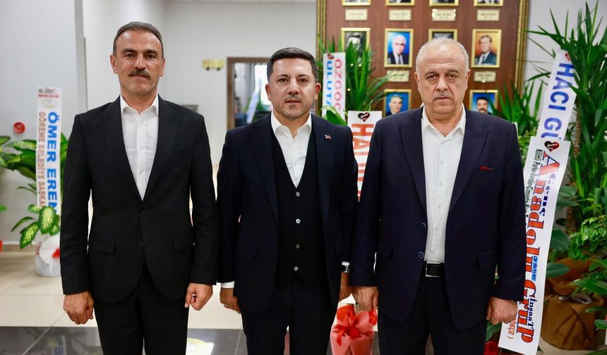Nevşehir Belediye Başkanı Rasim Arı’dan NTSO Yönetimine Hayırlı Olsun Ziyareti