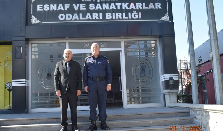 İl Jandarma Komutanı Mehmet Çelik’ten Pınarbaşı’na Hayırlı Olsun Ziyareti
