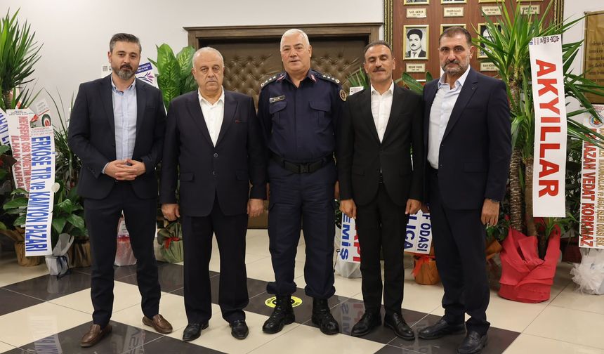 Jandarma Kıdemli Albay Mehmet Çelik’ten NTSO Yönetimine Hayırlı Olsun Ziyareti