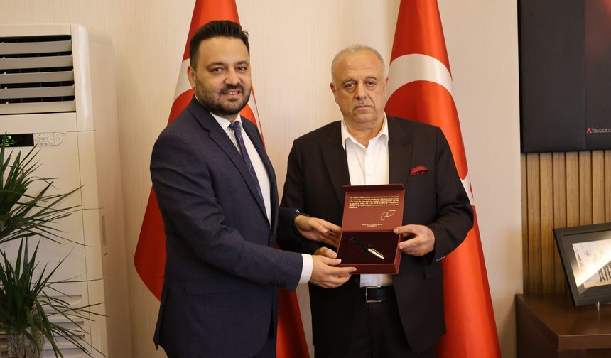 AK Parti Nevşehir İl Başkanı Muhammed Feyzi Aygün ve İl Teşkilatından NTSO Yönetimine Hayırlı Olsun Ziyareti