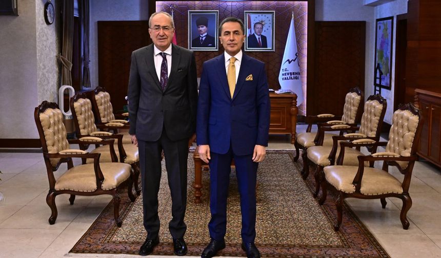 Vali Hüseyin Kök, İspanya Fahri Konsolosu Hasan Turasan’ı Kabul Etti